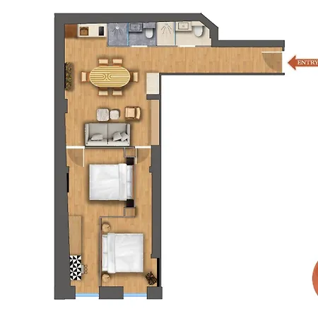 Apartment Nochichi Collections - Center